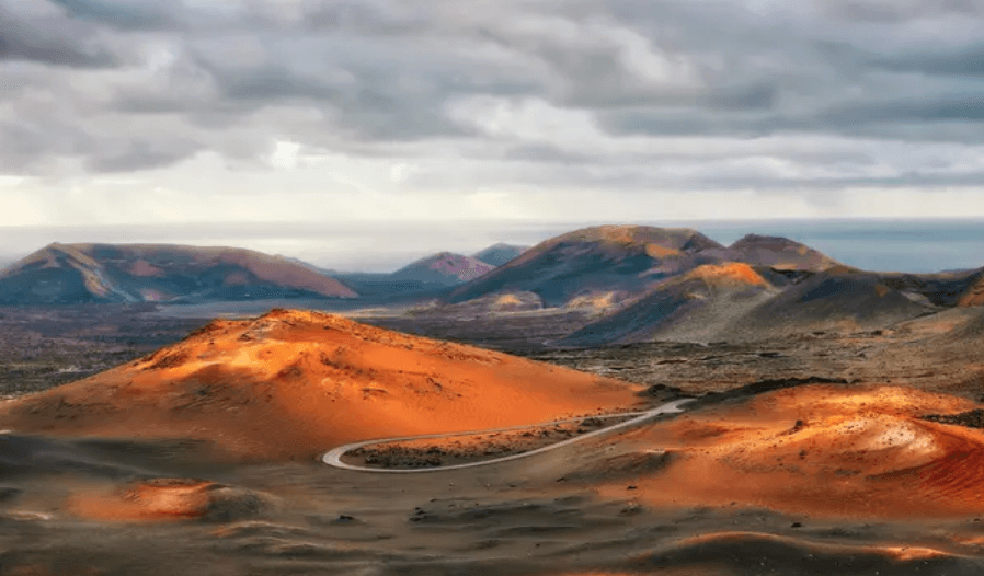 Paysage volcanique du parc national de Timanfaya